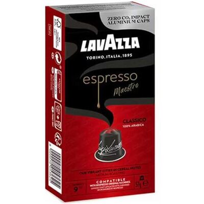 Lavazza - Maestro Classico - 100% Arabica - Nespresso Compatible - Pods - Publicité Lavazza - Maestro Classico - 100% Arabica - Nespresso Compatible - Pods - Publicité