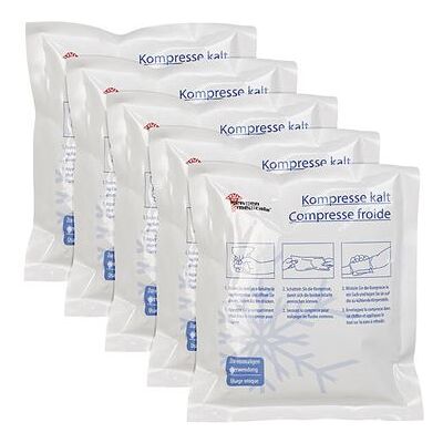 Newgen Medicals - 5-Pack 15x17 cm - Unique - Compresse froide - Publicité Newgen Medicals - 5-Pack 15x17 cm - Unique - Compresse froide - Publicité