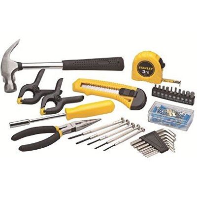 Stanley STHT0-75943 Coffret Outils 80 pièces, Jaune - Publicité Stanley STHT0-75943 Coffret Outils 80 pièces, Jaune - Publicité