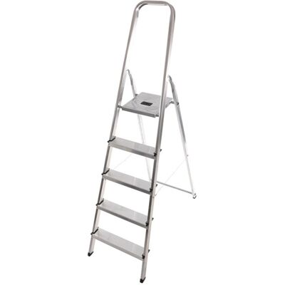 Non communiqué Escabeau domestique pliable Selekta MixAlu - 5 marches - Hauteur plateforme 2,81 m - Publicité Non communiqué Escabeau domestique pliable Selekta MixAlu - 5 marches - Hauteur plateforme 2,81 m - Publicité