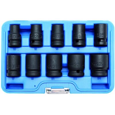 coffret de 10 douilles a choc bgs technic impact basses carre 1/2 - Bgs Technic - Publicité coffret de 10 douilles a choc bgs technic impact basses carre 1/2 - Bgs Technic - Publicité