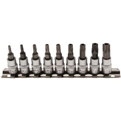 BGS-TECHNIC - Carre 9 - Chrome Vanadium - Torx bit set - Publicité BGS-TECHNIC - Carre 9 - Chrome Vanadium - Torx bit set - Publicité