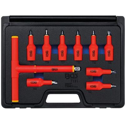 Non communiqué coffret 10 outils isoles 1000v vde douilles torx male carre 1/2 - Bgs Technic - Publicité Non communiqué coffret 10 outils isoles 1000v vde douilles torx male carre 1/2 - Bgs Technic - Publicité