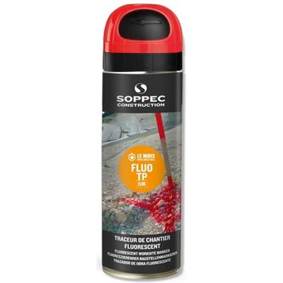 Non communiqué Aérosol traceur chantier rouge fluo 500ml - SOPPEC - 141913O - Publicité Non communiqué Aérosol traceur chantier rouge fluo 500ml - SOPPEC - 141913O - Publicité