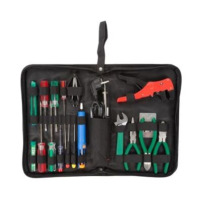 Velleman Boîte à outils - 18 pièces, non magnétique, avec étui - Kit d'outils - Publicité Velleman Boîte à outils - 18 pièces, non magnétique, avec étui - Kit d'outils - Publicité