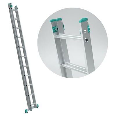 Alve'Design ALVE Echelle transformable 2 plans coulissante extensible 11 marches - Publicité Alve'Design ALVE Echelle transformable 2 plans coulissante extensible 11 marches - Publicité
