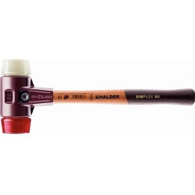 Non communiqué Maillet HALDER SIMPLEX Plastique / nylon avec boîtier en fonte malléable et manche en bois - D=30 mm - 3068.030 - Publicité Non communiqué Maillet HALDER SIMPLEX Plastique / nylon avec boîtier en fonte malléable et manche en bois - D=30 mm - 3068.030 - Publicité
