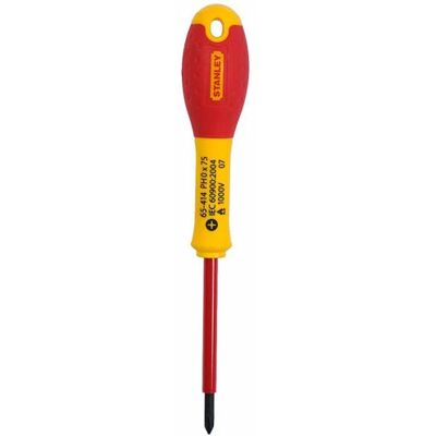 Stanley Tournevis Phillips isole 1000 v ph0x75mm FATMAX - 1-65-414 - Publicité Stanley Tournevis Phillips isole 1000 v ph0x75mm FATMAX - 1-65-414 - Publicité
