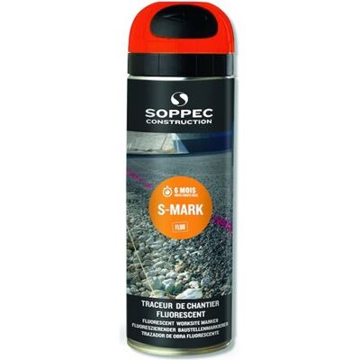 Non communiqué Traceur de chantier FLUO S-MARK - orange - 500 mL - SOPPEC - 141916O - Publicité Non communiqué Traceur de chantier FLUO S-MARK - orange - 500 mL - SOPPEC - 141916O - Publicité