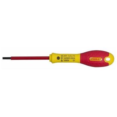 Tournevis Fatmax Isolé 1000 V Electricien 3.5X75Mm Stanley - Publicité Tournevis Fatmax Isolé 1000 V Electricien 3.5X75Mm Stanley - Publicité