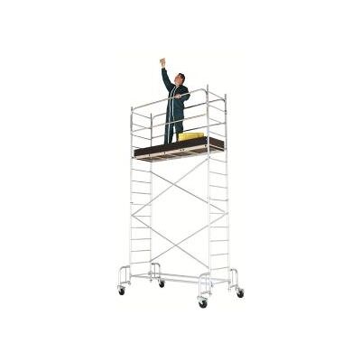 TUBESCA COMABI - 03140028 - Hauteur max 4,80 m - Mobile steel scaffold - Publicité TUBESCA COMABI - 03140028 - Hauteur max 4,80 m - Mobile steel scaffold - Publicité