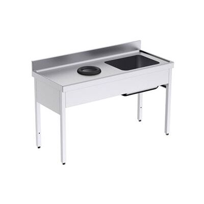 Non communiqué Plonge Inox avec Bâti, Bac et Trou Vide-Déchets - 1400 x 700 - Distform inox - Publicité Non communiqué Plonge Inox avec Bâti, Bac et Trou Vide-Déchets - 1400 x 700 - Distform inox - Publicité
