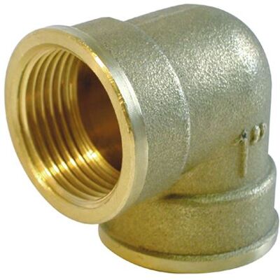 Coude 90° laiton à visser FF - Diamètre : 1 1/4'' - 33-42 - DN32 Sanitaire-distribution Gris - Publicité Coude 90° laiton à visser FF - Diamètre : 1 1/4'' - 33-42 - DN32 Sanitaire-distribution Gris - Publicité
