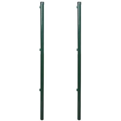 vidaXL Poteaux de clôture 2 pcs 115 cm - Publicité vidaXL Poteaux de clôture 2 pcs 115 cm - Publicité