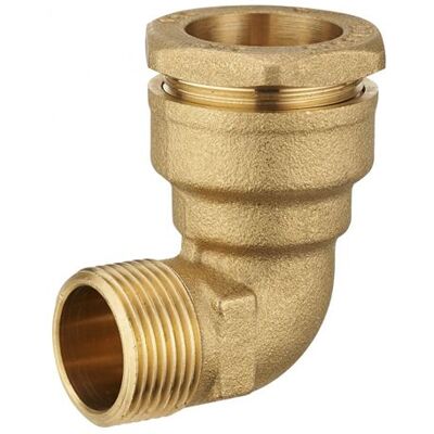 Non communiqué Coude M1 à compression laiton D.32 pour tube en polyéthylène - Publicité Non communiqué Coude M1 à compression laiton D.32 pour tube en polyéthylène - Publicité