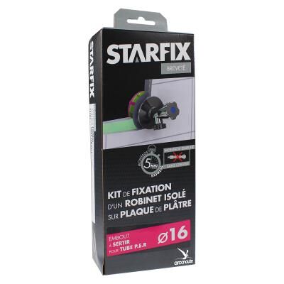 Arcanaute Kit de fixation pour cloison STARFIX robinetterie mono à sertir dia 16 - Publicité Arcanaute Kit de fixation pour cloison STARFIX robinetterie mono à sertir dia 16 - Publicité
