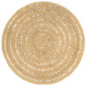 Tapis fait main en jute tressé vidaXL 210 cm - Tapis - Publicité Tapis fait main en jute tressé vidaXL 210 cm - Tapis - Publicité