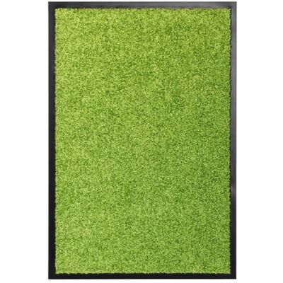 Tapis d'entrée Lavable Vert vidaXL - Tapis de Porte - Publicité Tapis d'entrée Lavable Vert vidaXL - Tapis de Porte - Publicité