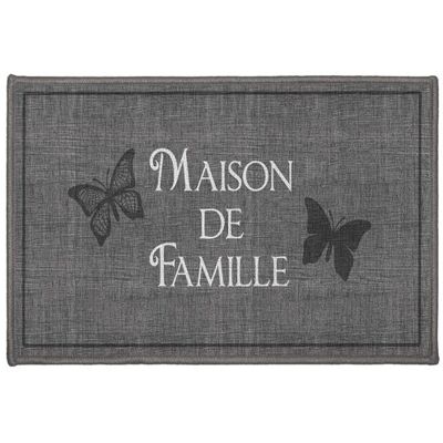 MegaCrea - Familia - Gris - 40x60 - Rug - Publicité MegaCrea - Familia - Gris - 40x60 - Rug - Publicité