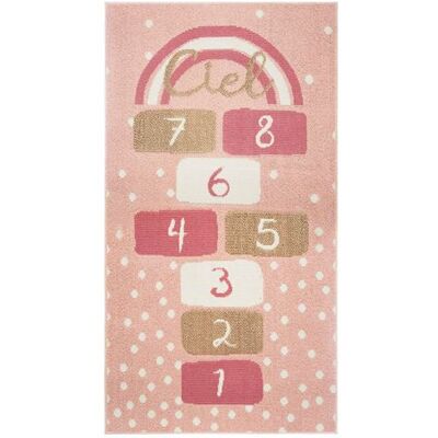Non communiqué Atmosphera - Tapis enfant rectangulaire Marelle - 80 x 150 cm - Rose Rose - Publicité Non communiqué Atmosphera - Tapis enfant rectangulaire Marelle - 80 x 150 cm - Rose Rose - Publicité