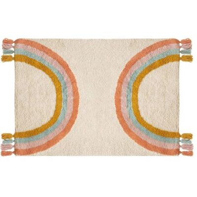 Non communiqué Atmosphera Kids - Tapis enfant rectangulaire à pompons Arc en ciel - 100 x 150 cm - Multicolore - ARC EN CIEL Multicolore - Publicité Non communiqué Atmosphera Kids - Tapis enfant rectangulaire à pompons Arc en ciel - 100 x 150 cm - Multicolore - ARC EN CIEL Multicolore - Publicité