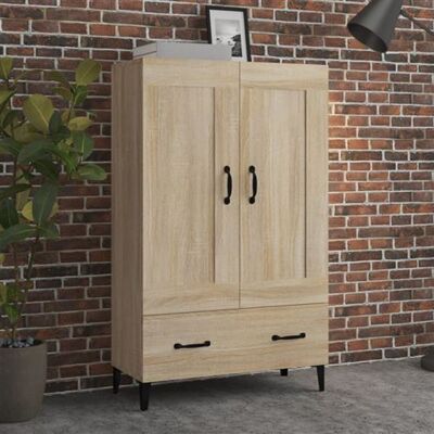 Credence Sonoma Chêne vidaXL - 70x31x115 cm, Bois stratifié - Publicité Credence Sonoma Chêne vidaXL - 70x31x115 cm, Bois stratifié - Publicité