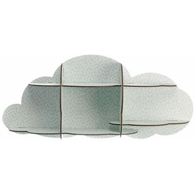 Non communiqué Etagere en bois - Thème nuage Marron - Publicité Non communiqué Etagere en bois - Thème nuage Marron - Publicité
