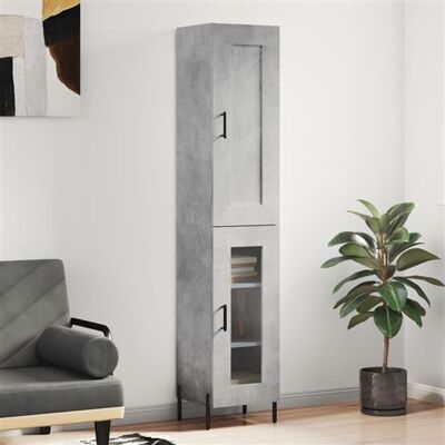 Non communiqué vidaXL Buffet Haut, Armoire de Rangement avec Pieds, Meuble de Rangement, Organisateur Salon Salle de Séjour, Moderne, Gris Béton Bois d'Ingénierie Gris - Publicité Non communiqué vidaXL Buffet Haut, Armoire de Rangement avec Pieds, Meuble de Rangement, Organisateur Salon Salle de Séjour, Moderne, Gris Béton Bois d'Ingénierie Gris - Publicité