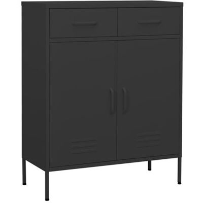 Armoire de rangement vidaXL Acier Anthracite - Armoire - Publicité Armoire de rangement vidaXL Acier Anthracite - Armoire - Publicité