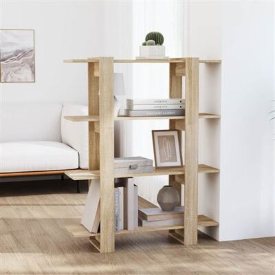 Non communiqué vidaXL Bibliothèque/Séparateur de pièce Chêne Sonoma 100x30x123,5 cm811541 Brun - Publicité Non communiqué vidaXL Bibliothèque/Séparateur de pièce Chêne Sonoma 100x30x123,5 cm811541 Brun - Publicité