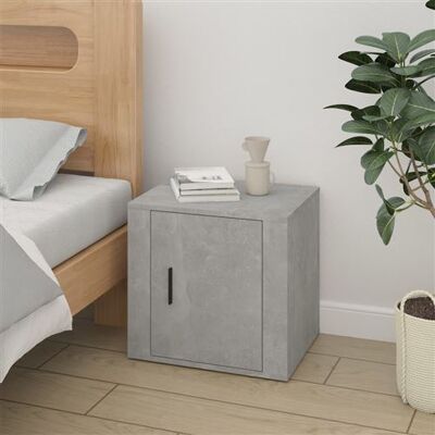 Non communiqué vidaXL Table de chevet Gris béton 50x39x47 cm816696 Gris - Publicité Non communiqué vidaXL Table de chevet Gris béton 50x39x47 cm816696 Gris - Publicité