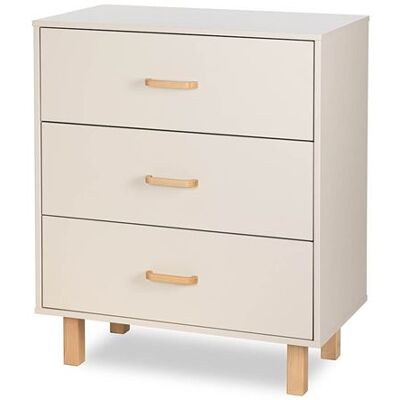 Non communiqué LAURA Commode bébé en bois de hêtre 3 tiroirs Champagne sans plan à langer Champagne - Publicité Non communiqué LAURA Commode bébé en bois de hêtre 3 tiroirs Champagne sans plan à langer Champagne - Publicité