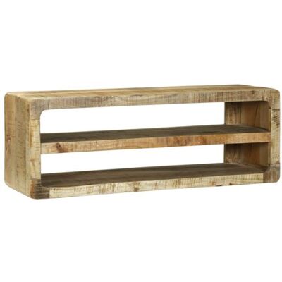 Non communiqué Meuble TV 100x32x36 cm Bois Massif Mangue Bois - Publicité Non communiqué Meuble TV 100x32x36 cm Bois Massif Mangue Bois - Publicité