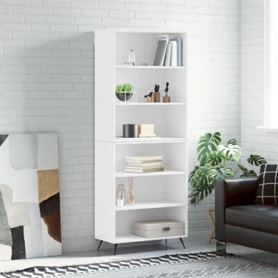 Non communiqué vidaXL Buffet blanc 69,5x32,5x180 cm bois d'ingénierie 3189541 Blanc - Publicité Non communiqué vidaXL Buffet blanc 69,5x32,5x180 cm bois d'ingénierie 3189541 Blanc - Publicité