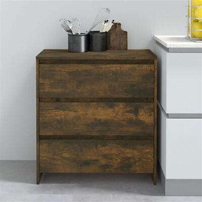 Non communiqué Buffet Chêne fumé 70x41x75 cm Bois d ingénierie Brun - Publicité Non communiqué Buffet Chêne fumé 70x41x75 cm Bois d ingénierie Brun - Publicité