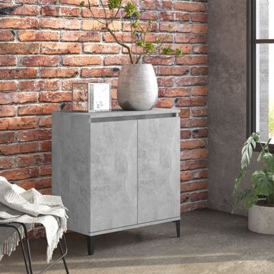 Non communiqué Buffet gris béton 60x35x70 cm bois d ingénierie Gris béton - Publicité Non communiqué Buffet gris béton 60x35x70 cm bois d ingénierie Gris béton - Publicité