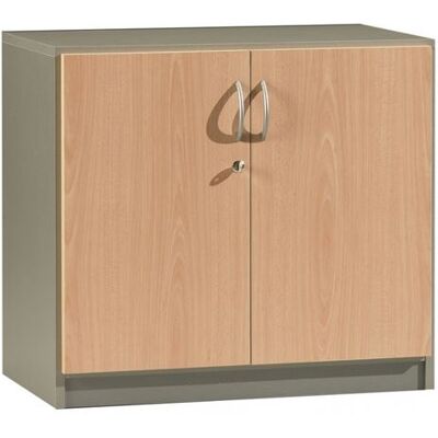 Simmob Armoire Basse Basique 2 Portes + 1 Étagère 76.6x61.2x42 cm - Meuble de rangement - Publicité Simmob Armoire Basse Basique 2 Portes + 1 Étagère 76.6x61.2x42 cm - Meuble de rangement - Publicité