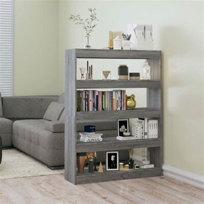 Non communiqué vidaXL Bibliothèque/Séparateur de pièce sonoma gris 100x30x135 cm813636 Gris - Publicité Non communiqué vidaXL Bibliothèque/Séparateur de pièce sonoma gris 100x30x135 cm813636 Gris - Publicité