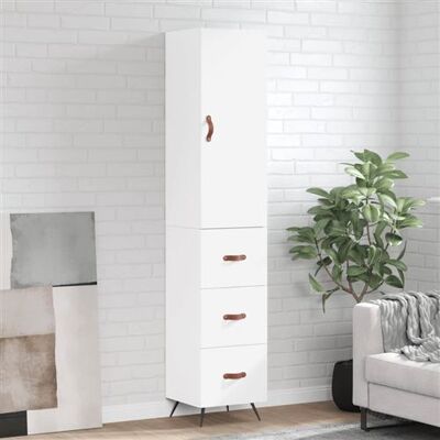 Non communiqué vidaXL Buffet haut Blanc 34,5x34x180 cm Bois d'ingénierie3198825 Blanc - Publicité Non communiqué vidaXL Buffet haut Blanc 34,5x34x180 cm Bois d'ingénierie3198825 Blanc - Publicité