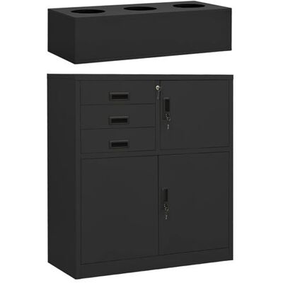 Non communiqué vidaXL Armoire de bureau et jardinière Anthracite 90x40x125 cm Acier3095269 Anthracite - Publicité Non communiqué vidaXL Armoire de bureau et jardinière Anthracite 90x40x125 cm Acier3095269 Anthracite - Publicité