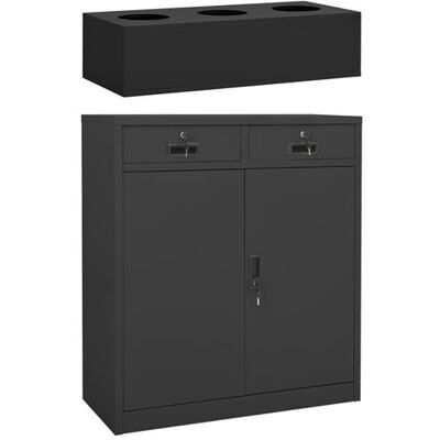Non communiqué vidaXL Armoire de bureau et jardinière Anthracite 90x40x125 cm Acier3095271 Anthracite - Publicité Non communiqué vidaXL Armoire de bureau et jardinière Anthracite 90x40x125 cm Acier3095271 Anthracite - Publicité