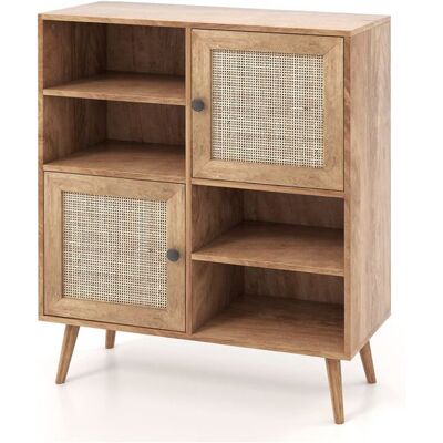 Non communiqué Giantex Buffet Cuisine, Meuble de Rangement, Pieds en Bois Massif, 80x29,5x97 cm, Marron - Publicité Non communiqué Giantex Buffet Cuisine, Meuble de Rangement, Pieds en Bois Massif, 80x29,5x97 cm, Marron - Publicité