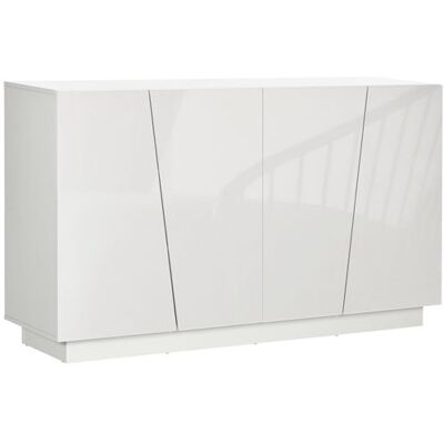 Non communiqué Buffet design façade blanc laqué 4 portes 2 étagères dim. 150 x 40 x 88 cm blanc Blanc - Publicité Non communiqué Buffet design façade blanc laqué 4 portes 2 étagères dim. 150 x 40 x 88 cm blanc Blanc - Publicité