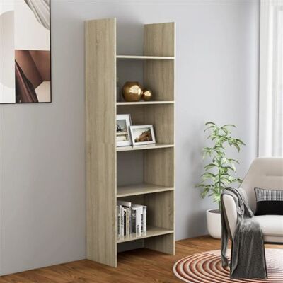 Non communiqué Bibliothèque Chêne sonoma 60x35x180 cm Bois d'ingénierie chêne sonoma - Publicité Non communiqué Bibliothèque Chêne sonoma 60x35x180 cm Bois d'ingénierie chêne sonoma - Publicité