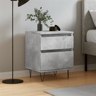 Non communiqué vidaXL Table de chevet gris béton 40x35x50 cm bois d’ingénierie 830676 Gris - Publicité Non communiqué vidaXL Table de chevet gris béton 40x35x50 cm bois d’ingénierie 830676 Gris - Publicité