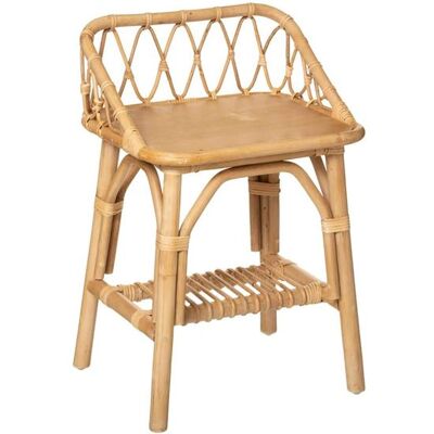 Non communiqué Table de chevet / Table de nuit enfant en rotin - Longueur 37 x Profondeur 30 x Hauteur 56 cm -PEGANE- - Publicité Non communiqué Table de chevet / Table de nuit enfant en rotin - Longueur 37 x Profondeur 30 x Hauteur 56 cm -PEGANE- - Publicité