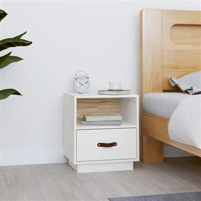 Non communiqué vidaXL Table de chevet Blanc 40x34x45 cm Bois de pin massif818297 Blanc - Publicité Non communiqué vidaXL Table de chevet Blanc 40x34x45 cm Bois de pin massif818297 Blanc - Publicité