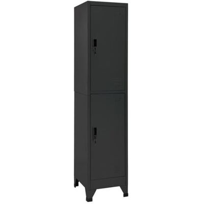 Non communiqué Armoire à casiers Anthracite 38x45x180 cm Acier anthracite - Publicité Non communiqué Armoire à casiers Anthracite 38x45x180 cm Acier anthracite - Publicité