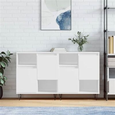 Non communiqué vidaXL Buffets 2 pcs blanc bois d'ingénierie3190125 Blanc - Publicité Non communiqué vidaXL Buffets 2 pcs blanc bois d'ingénierie3190125 Blanc - Publicité