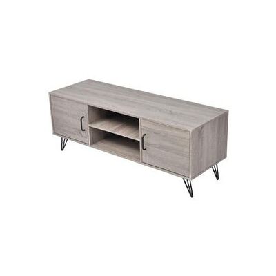 VIDAXL Meuble tv 120 x 40 x 45 cm gris gris - Publicité VIDAXL Meuble tv 120 x 40 x 45 cm gris gris - Publicité